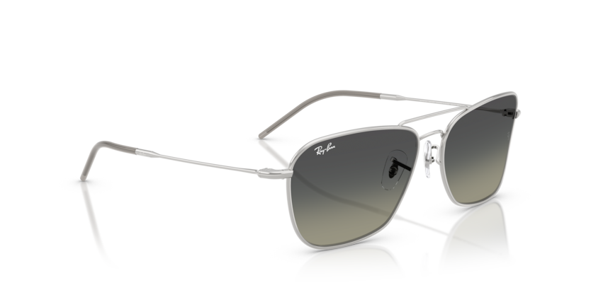 Ray Ban Caravan Reverse - Plateado con gris degradado
