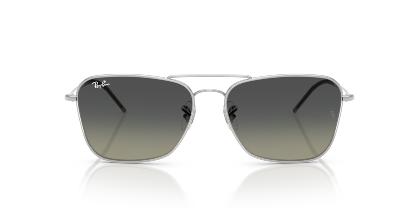 Ray Ban Caravan Reverse - Plateado con gris degradado