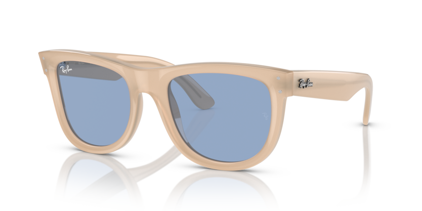 Ray Ban Wayfarer Reverse - Beige ópalo con micas azul claro