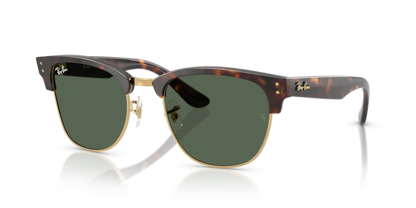 Ray Ban Clubmaster Reverse - Havana con mica verde oscuro