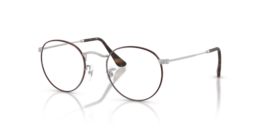 Ray Ban Round Metal - Havana sobre plateado