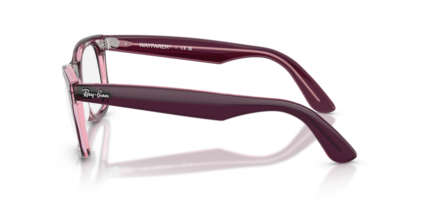 Ray Ban Wayfarer Ease - Violeta sobre rosa