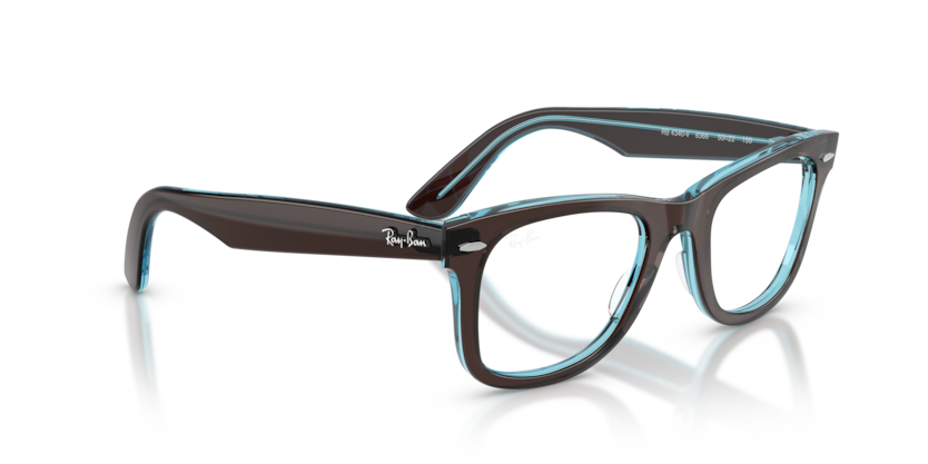 Ray Ban Wayfarer Ease - Marrón sobre azul transparente