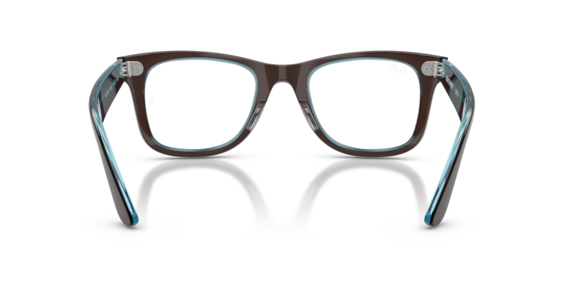 Ray Ban Wayfarer Ease - Marrón sobre azul transparente
