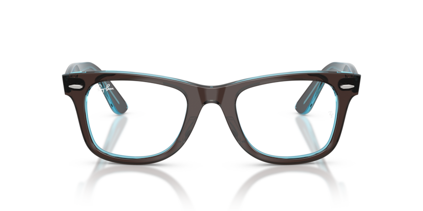 Ray Ban Wayfarer Ease - Marrón sobre azul transparente