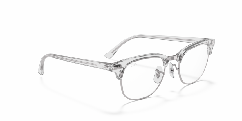 Ray Ban Clubmaster Optics - Blanco Traslúcido