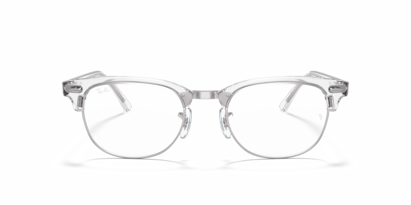 Ray Ban Clubmaster Optics - Blanco Traslúcido