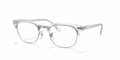 Ray Ban Clubmaster Optics - Blanco Traslúcido