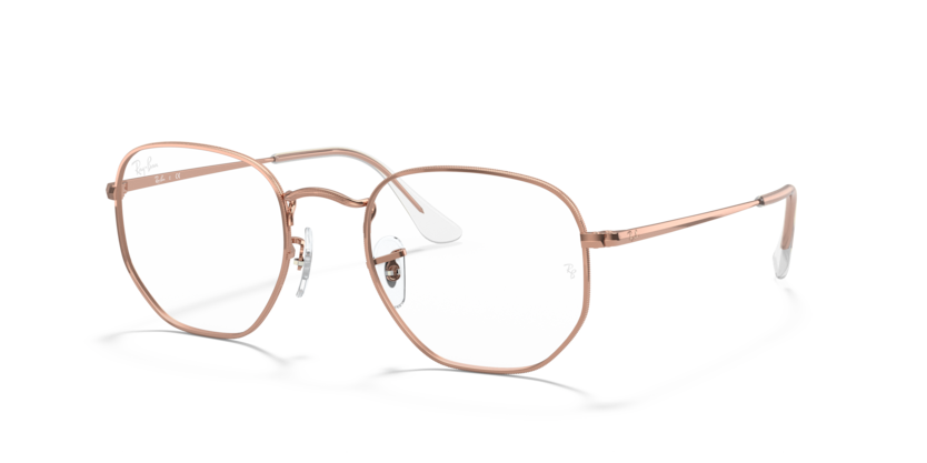 Ray Ban Hexagonal Optics - Oro rosa