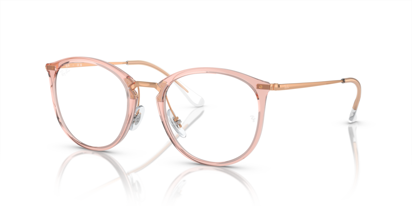Ray Ban RX7140 - Rosa traslúcido