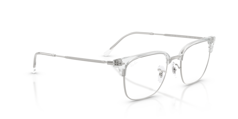 Ray Ban New Clubmaster Optics - Transparente sobre plata