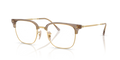 Ray Ban New Clubmaster Optics - Beige sobre dorado